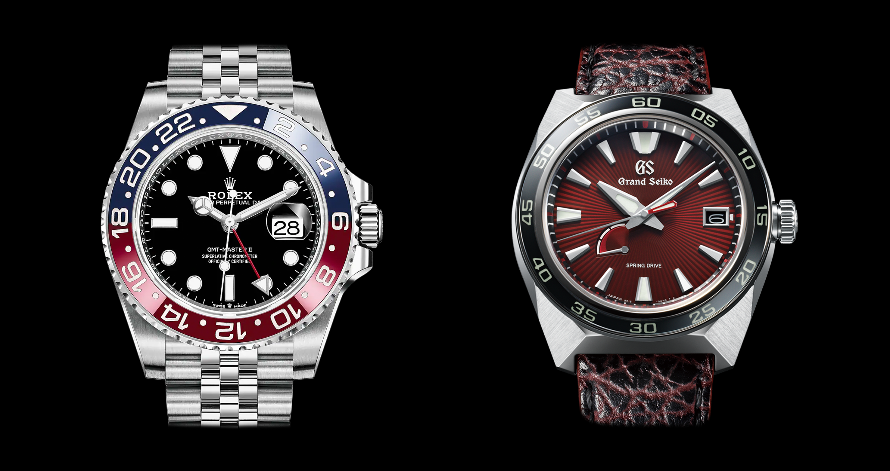 Rolex GMT-Master II Jubilee Bracelet Pepsi &  aBlogtoWatch Grand Seiko Godzilla 65th Anniversary Limited Edition