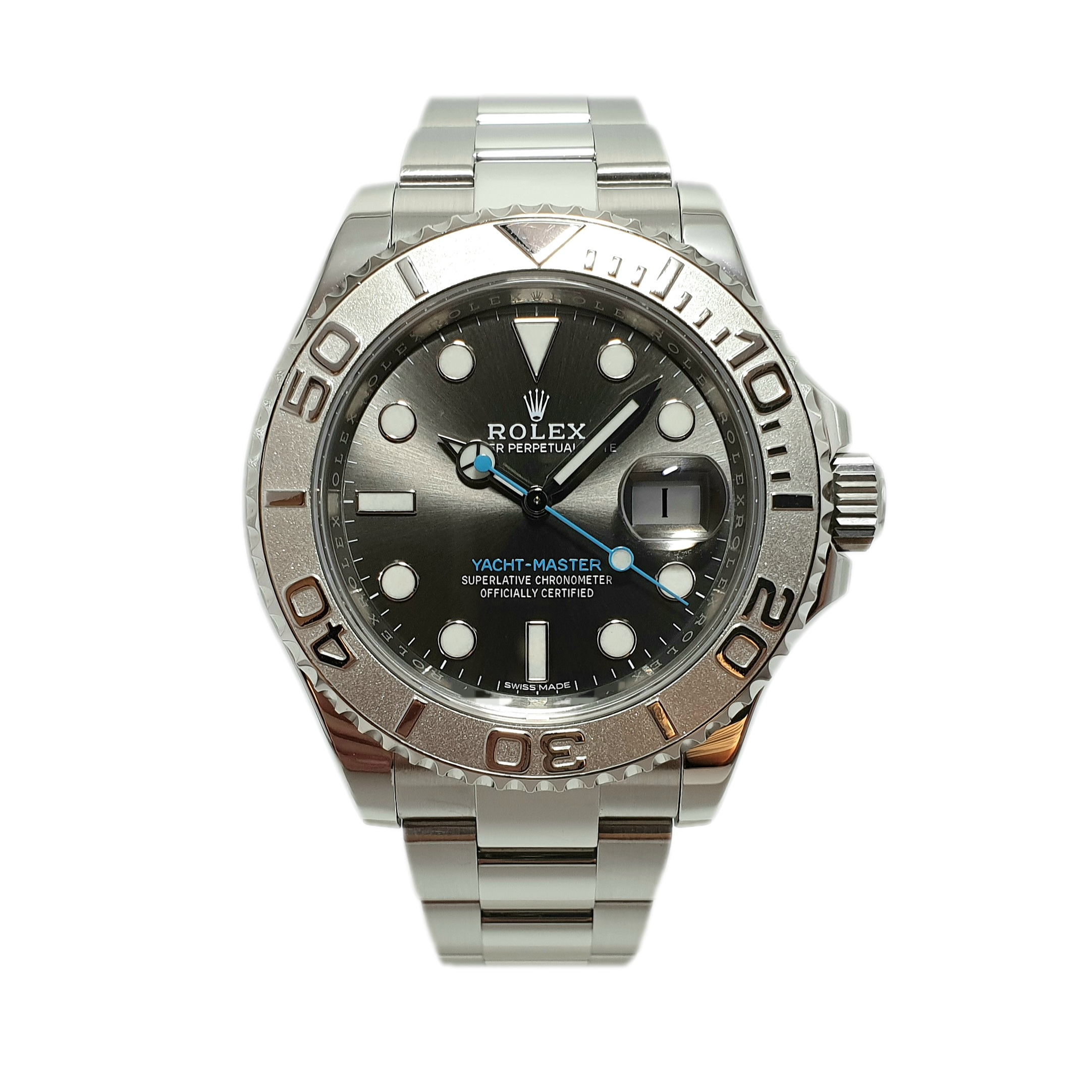 Rolex_YachtMaster40_M116622_Rhodium_Front