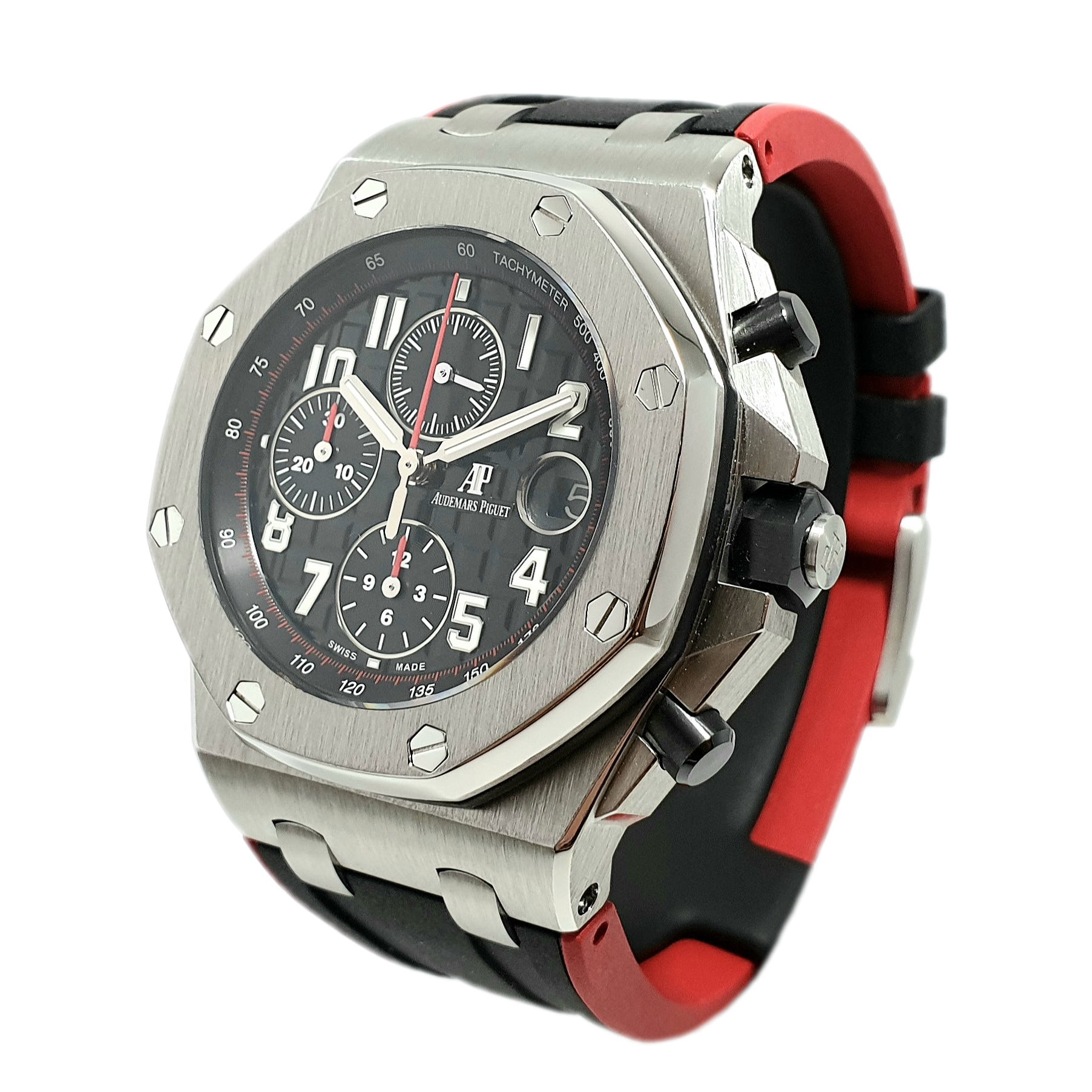 AudemarsPiguet_RoyalOakOffshore_Chronograph_Vampire_Ref. 26470ST.OO.A101CR.01_(42mm-Steel)_Left