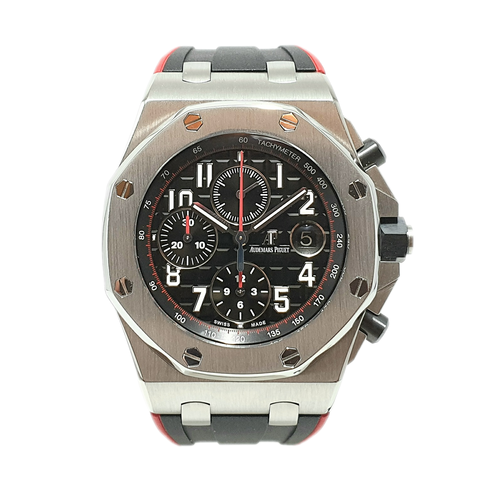 AudemarsPiguet_RoyalOakOffshore_Chronograph_Vampire_Ref. 26470ST.OO.A101CR.01_(42mm-Steel)_Front