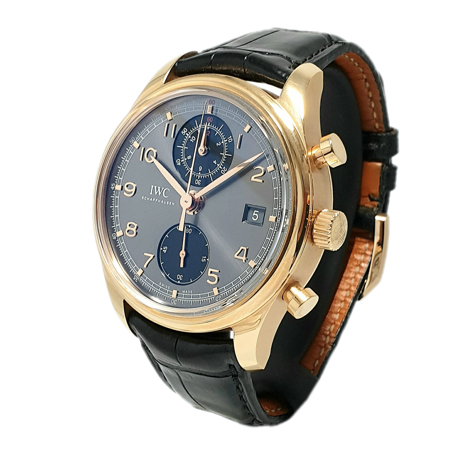 IWC_Portugieser_ChronographClassic_Ref. IW390405_(42mm-RoseGold)_Left