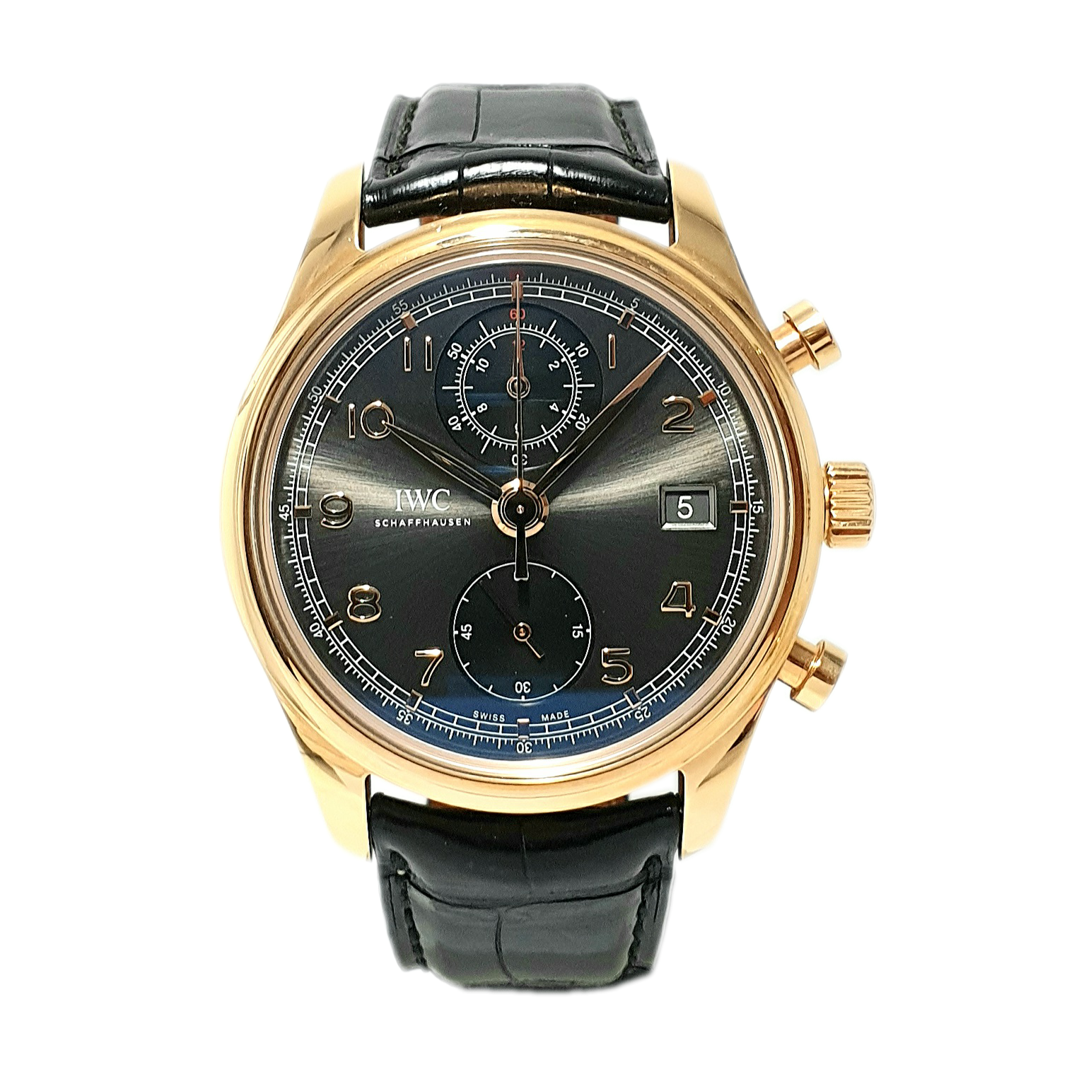 IWC_Portugieser_ChronographClassic_Ref. IW390405_(42mm-RoseGold)_Front