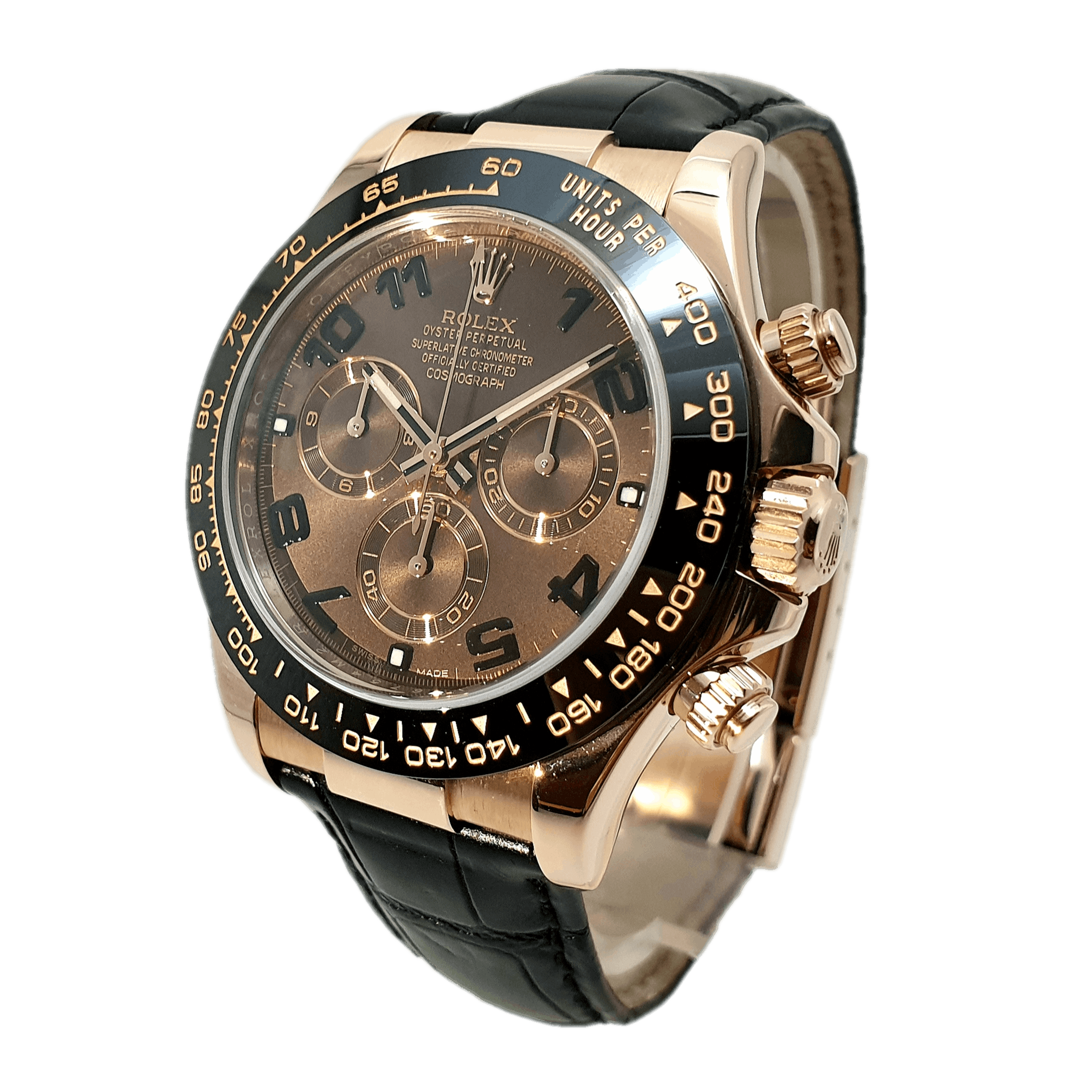 Daytona_116515LN-0004_arabic chocolate dial_left