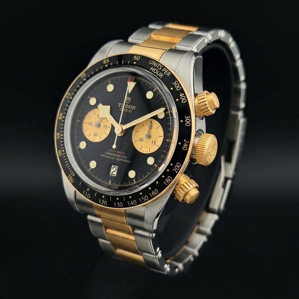 black bay 41 chrono_79363N-0001_black dial_left